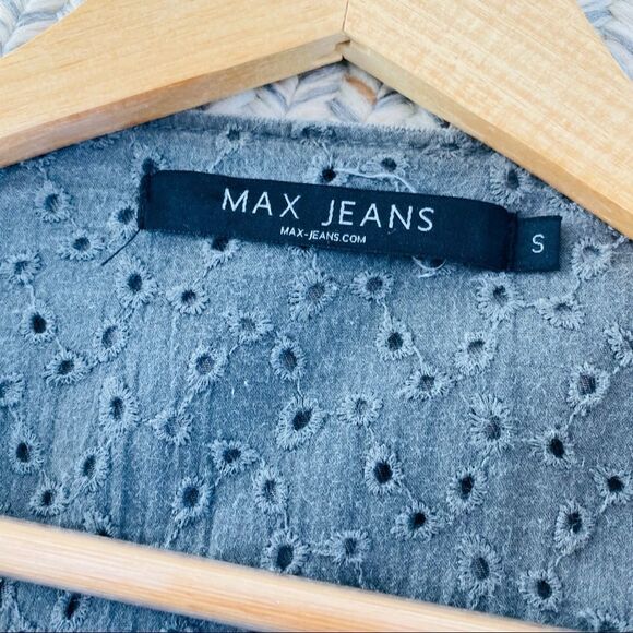 Max Jeans gray open blazer size small - Picture 6 of 7